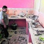 Así quedó la casa consumida por las llamas