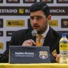 El Ing. Aquiles Álvarez, vicepresidente del Barcelona.