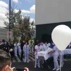 La enfermera se contagió mientras trabajaba con pacientes con coronavirus.