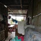 Así quedó la casa luego del crimen de la joven en El Empalme.