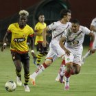 Adonis Preciado jugó ante su exequipo, Mushuc Runa, y se mandó un buen encuentro. Lo eligieron el mejor del partido.