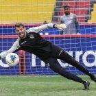 Javier Burrai, golero del Barcelona que regresa a jugar Copa Libertadores.