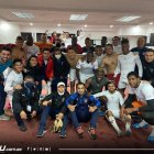 Toda la alegría de los Albos en el camerino, después de golear a Binacional 4.0.