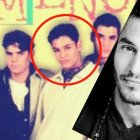 Anthony Galindo, en una imagen e su época de Menudo y una de hace poco.