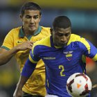 Jorge Guagua disputó con la selección de Ecuador cinco eliminatorias (2002, 2006, 2010, 2014 y 2018). 
 FBL-WC2014-ECU-AUS-FRIENDLY