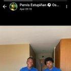 Pervis intercambio la camiseta con Ángelo Preciado el tractor de Independiente del Valle.