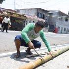 En la 45 y la B, los moradores preparaban el palo ensebado para festejar a la urbe. También hubo un torneo de indor.