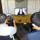 María Rosa Pulley dio una rueda de prensa virtual en conjunto con los abogados Cristian Romero y Omar Estacio.