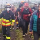 Los excursionistas fueron hasta la cascada Santospamba y se perdieron.