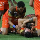 El guayaquileño envió el centro para el gol de la histórica clasificación. Dice que Delfín peleará los partidos “hasta morir”.