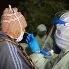 Luego algunos acudieron al Hogar de Paz para bañarse y comer.