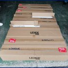 Televisores, parte de la mercadería robada que fue recuperada por la Policía.