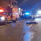 según los testigos del hecho, el joven murió en el acto.