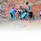 Este es el momento en que hallaron el cadáver del chico.