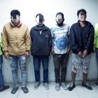 Los capturados estaban en poder de armas de fuego. Uno de ellos fue capturado primero y fue quién indicó dónde estaban los demás.