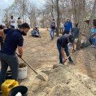 La jornada se desarrolla en La Esperanza, un área de conservación del cantón Isidro Ayora.