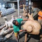 Los hermanos Fernández tienen su base de trabajo dentro de un taller, para evitar la presencia de extraños.