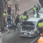 Los implicados fueron detenidos cerca de donde cometieron el robo.