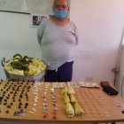 Las humitas y la droga quedaron como evidencias.