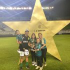 El ecuatoriano Ángel Mena celebró junto a su familia el octavo título del León en la LigaMX.