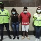 Juliana Yambay y Byron Vallejo fueron detenidos en Durán.