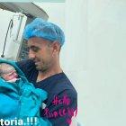 Damián Díaz feliz por el nacimiento de su hija