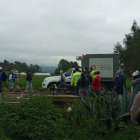 En la compuerta del canal de riego en el sector de Puerto Arturo  fue localizado el cadáver