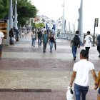 El malecón 2000 es uno de los que se cierran al público hoy.