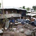 En un área de la Sergio Toral 2 estaba asentada la vivienda de Grecia Barahona. La reciente lluvia se encargó de desaparecerla.