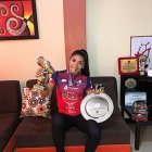 Madeline Riera, la goleadora de la Superliga femenina del 2019 y 2020.