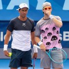 Gonzalo Escobar (i) y uruguayo Ariel Behar derrotaron en la final, a los hermanos norteamericanos Christian y Ryan Harrison.