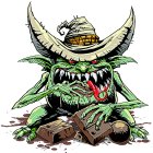 El duende se comía los dulces de la casa de Maggie.