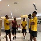 Diez jugadores juveniles fueron a Manta para trabajar con el primer equipo.