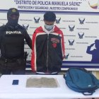 El detenido, de 30 años, tiene un antecedente penal. Es ecuatoriano.