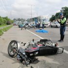 El conductor transitaba por la Perimetral cuando ocurrió el siniestro.