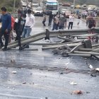 El tránsito se cerró por más de una hora en el paso lateral.