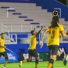 Gabriel Cortez tenía 20 minutos de haber entrado a la cancha cuando marcó el primero de Barcelona.