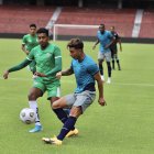 Joao Rojas, en un amistoso de la selección ante América.