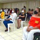 Las integrantes del Consejo Consultivo de Mujeres de Guayaquil en el evento de la conformación de este espacio.