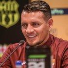 Carlos Garcés delantero manabita del Barcelona.