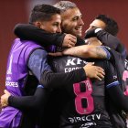 Toda la alegría de Independiente del Valle al pasar a la fase tres de la Libertadores.