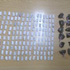 Parte de las dosis halladas en el inmueble intervenido en Durán.