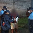 La cancha fue intervenida por los agentes de Control.