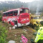 Ocho muertos y seis heridos dejó un accidente en la vía Pifo - Papallacta.