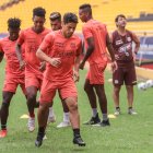 Matías Oyola estuvo en el partido ante Santos en el 2017.