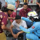 El herido fue asistido por paramédicos. El accidente ocurrió alrededor de las 17:40 de este miércoles.