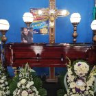 Los restos de Juan Martín Villamar Castro son velados en su domicilio.