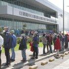 En el Centro de Atención Temporal se generaron inconvenientes por la vacunación.