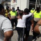 Los familiares lloraron al ver a Anthony Bryan Mero Mero sano y salvo.