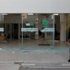 Vandalismo en la estación policial de Cartagena de Indias.